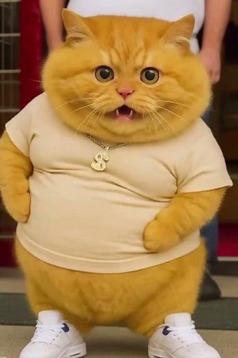 Funny Fat Cat Belly Dance 😂🐱 | Hilarious Dancing Cat Video #Shorts