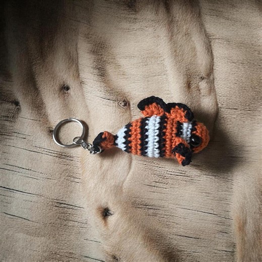 Handmade Crochet Nemo Keychain – Amigurumi Animal Bag Charm, Soft Plush Accessory - Etsy