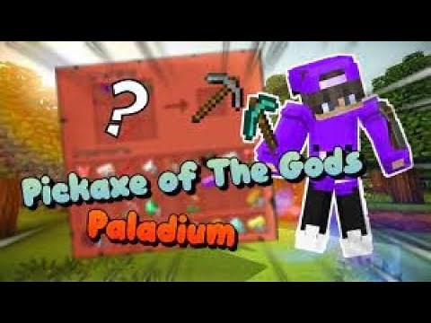 (tuto) comment Craft une pickaxe of the god
