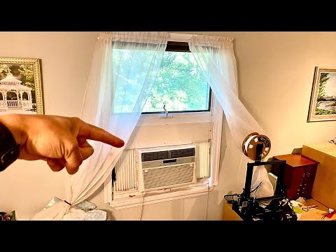 Installing a Window AC in Casement Crank Window