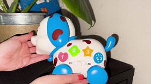 Musical Toy for 1 Year Old Boy Girl, Baby Toys 6-12-18 Months, Puppy Toddler Learning for 1 Year Old Boy Gifts, Bilingual Educational with Music Light, 1st Birthday Gift for Girl, Toddlers