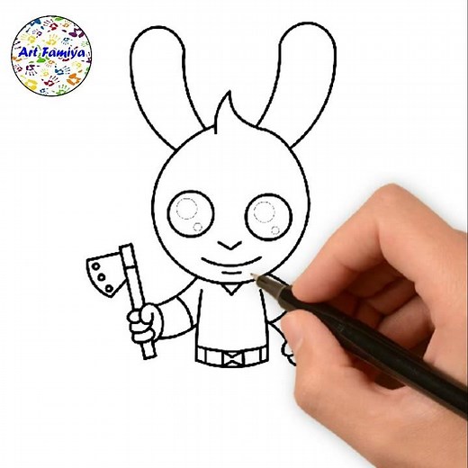 How To Draw Guggimon Fortnite Skin Easy Drawings Short | Fortnite Drawing