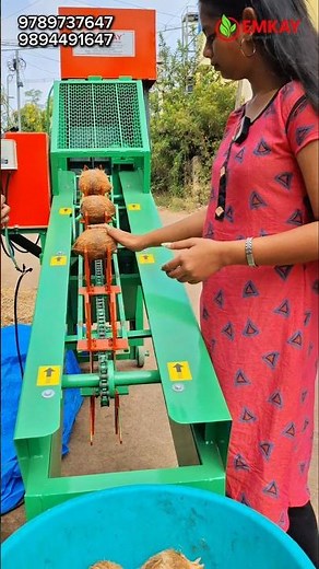 Emkay Coconut cutter Machine