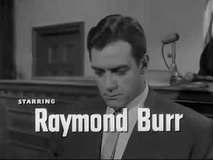 "Perry Mason" US TV series (1957—66) intro / lead-in
