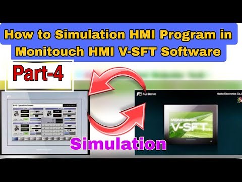 How to Simulation In Monitouch HMI V-SFT Software, How to Simulation Monitouch HMI Software