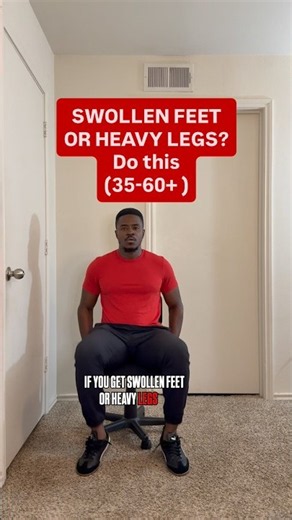 3 exercises for swollen feet & heavy legs #beginnerFitness #seniorFitness #mobility