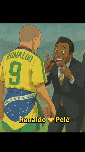 Ronaldo’s 2002 World Cup Anime Transformation! 🇧🇷 #worldcup #ronaldonazario