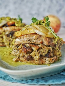 Easy Instant Pot Stuffed Pork Chops