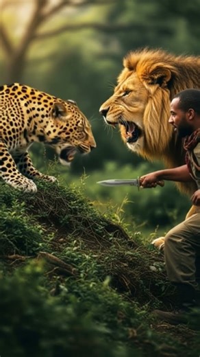 leopard VS Man