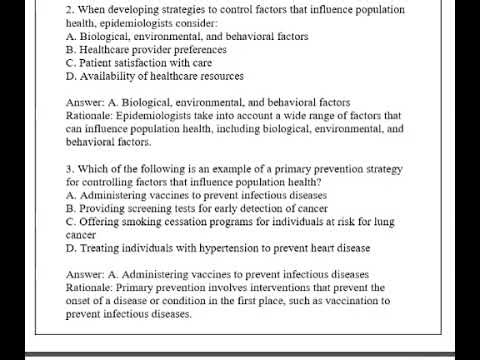 IHP330 Principles of Epidemiology Final Exam Review Q & A 2026 (Complete And Verified Study material