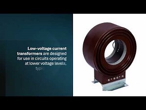 What are the different types of current transformers?