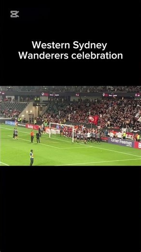 Western Sydney Wanderers celebration after winning Sydney FC29.9.26 #football #soccer #youtubeshorts