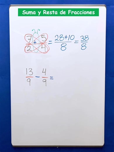 Suma de Fracciones Método Mariposa