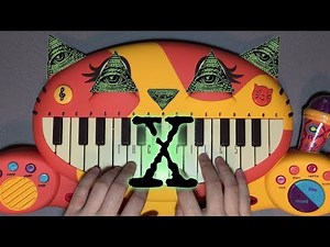 The X-Files Theme Song - Illuminati Confirmed On Cat Piano