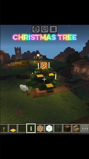 🎄 How to Build a Christmas Tree in Minecraft! (Easy Tutorial)