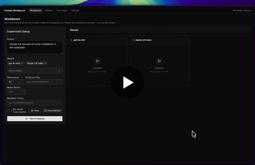Built this AI prompt workbench for Prompt engineering multiple AI model and a caching layer. Caching is important if you are building an AI system like a Customer AI agent that answers repeated… | Raymond Asogwa