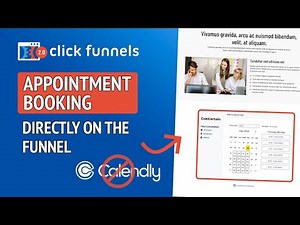How to Add Appointment Booking to a Funnel Page in Clickfunnels 2.0 - Clickfunnels 2.0 Tutorial