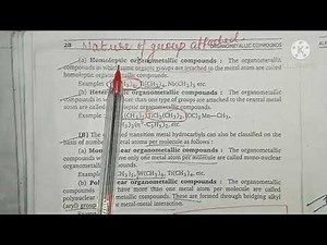 Alkyl and Aryl of transition metal ||organometallic chemistry|| transition metal of alkyl and aryl