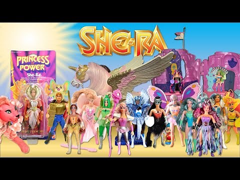 All of the figures She-Ra Princess of Power 1980s (1985-1987) - sister fix
