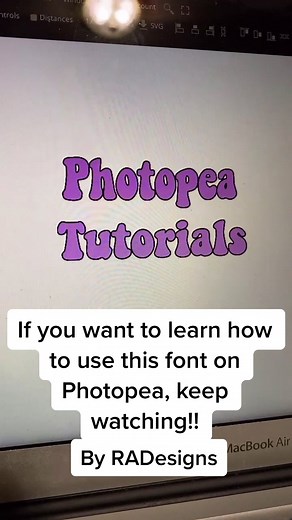This tutorial covers how to import fonts in Photopea, specifically the one shown in the video. This works for any other font you find online as well!