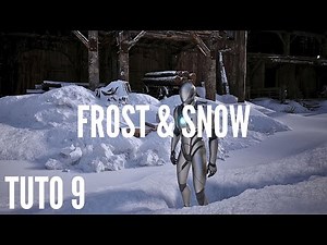 UE5 Tuto 09 Frost & Snow / Advanced Master Material For Props #ue5 #unrealengine #shaders