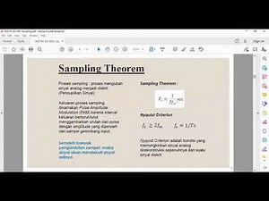 Konversi Analog ke Digital (ADC) dengan metode Pulse Code Modulation (PCM)