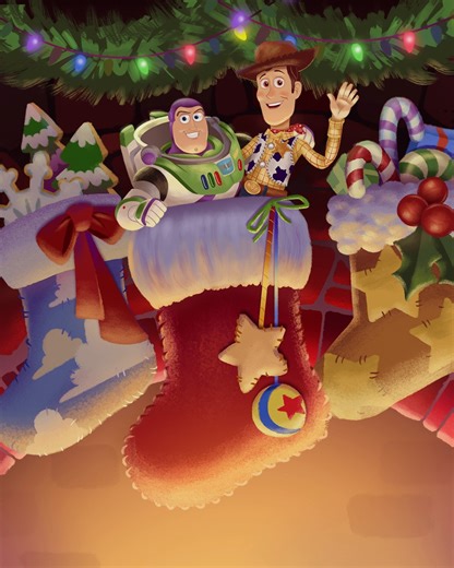 69K views · 1.2K reactions | Happy Holidays from all of us at Pixar!  | Pixar | Facebook