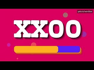 XXOO - HOW TO PRONOUNCE IT!?