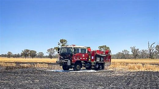 Mayday called after CFA fire trucks broke down during emergency level blaze near Benalla