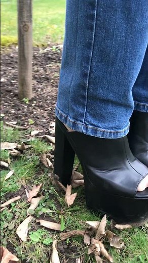 My new chunky platform high heels