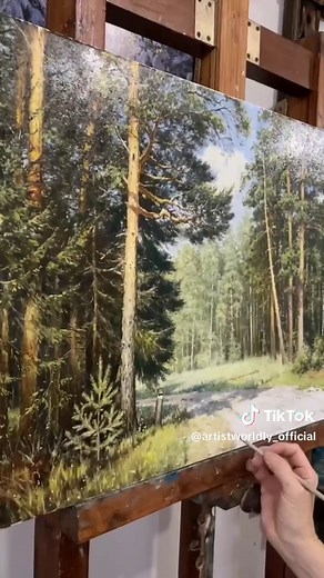 This artist creates hyper-realistic landscapes with a striking command of color, atmosphere, & surface detail, turning natural scenes into paintings that feel almost indistinguishable from photographs. Studying his technique reveals a thoughtful approach to color layering & texture that makes his work an excellent reference for artists looking to elevate their own painting methods. Artist @aleksandrov_art #hyperrealistic #portraitart #landscape #realisticart