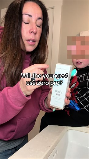 Testing Zero Pro Toothpaste on My Youngest Child