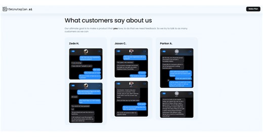 15minuteplan.ai Launches First Ever AI-Driven Business Plan Generator