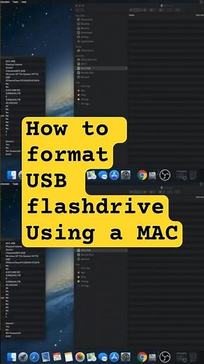 HOW TO format a USB flash drive using a Mac computer. #usb #flashdrive #format #mac #macbook