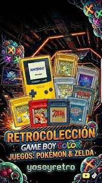 Colección retro de Game Boy Color… esto es otro nivel #linksawakening #pokemonblue #pokemonsilver