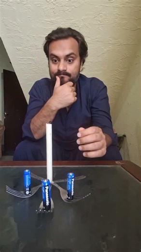 battery candle burning #magic #experiment #phonkagressive