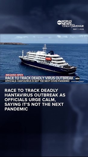 Victor Oquendo has the latest on the hantavirus outbreak linked to a cruise ship as officials track 30 people who disembarked two weeks ago, including seven Americans who returned to five states. The CDC says the risk to Americans is