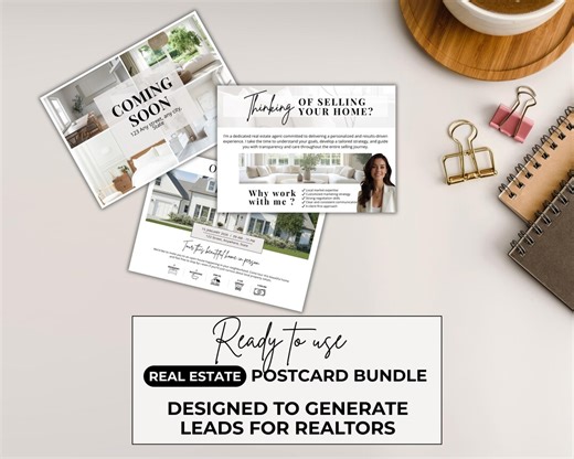Real Estate Postcard Templates Bundle for Realtors, Just Listed Sold Marketing Cards, Farming Mailers Canva Editable 60 Designs - Etsy