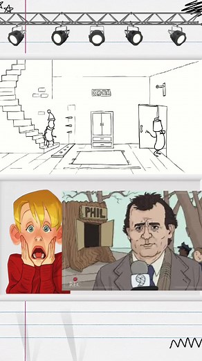 Home alone Vs Groundhog day #animations #cartoon #fyp #foryou #animated