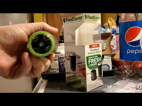 Testing A Handheld Foodsaver