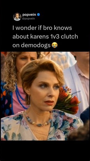 i wonder if Ted wheeler knows about karens 1 vs 3 clutch on the demodogs 😭