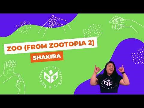 Makaton - Zoo (from Zootopia 2) - Shakira - Treloar's College Sing & Sign