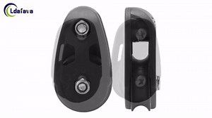 Heavy Duty Kayak Anchor Trolley Kit, 2Pcs Nylon Pulley Block System for Slide Rail Installation on Kayaks, Canoes & Boats, Marine-Grade Fishing Kayak Trolley System