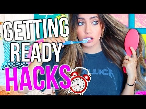 How To Get Ready FAST In The Morning!! Morning Hacks for School!