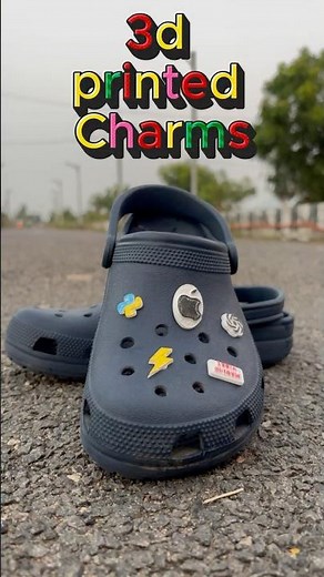 😍 3D Printed Crocs Charms 😎- Jibbitz #3d #asmr #fashion #diy #3dprinting #asmrvideo