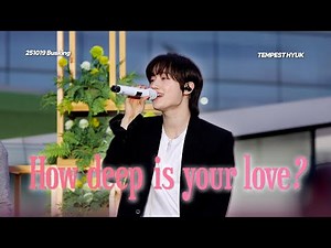 [4K] 템페스트 혁 'How deep is your love?' 직캠 (TEMPEST HYUK FanCam) | Coex Busking