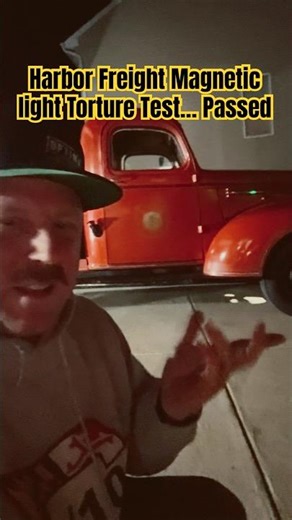 Another Harbor Freight flashlight survives 50 miles under the truck. Respect the magnet 😂