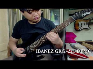 My First 7 String Guitar ( Ibanez GRG7221 Demo )