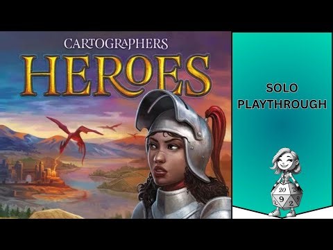 Play Along With Me! Cartographers Heroes | Solo Gameplay