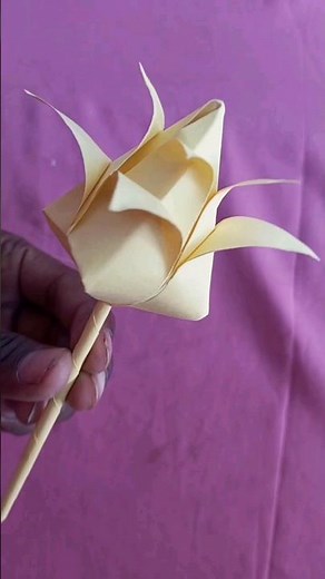 How to make kagaj ke Kamal banana sikhe Kamal design video#origami